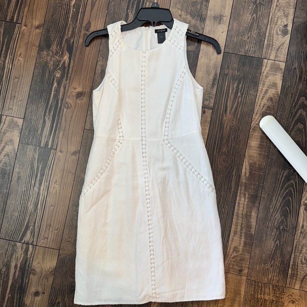 Linen White Dress